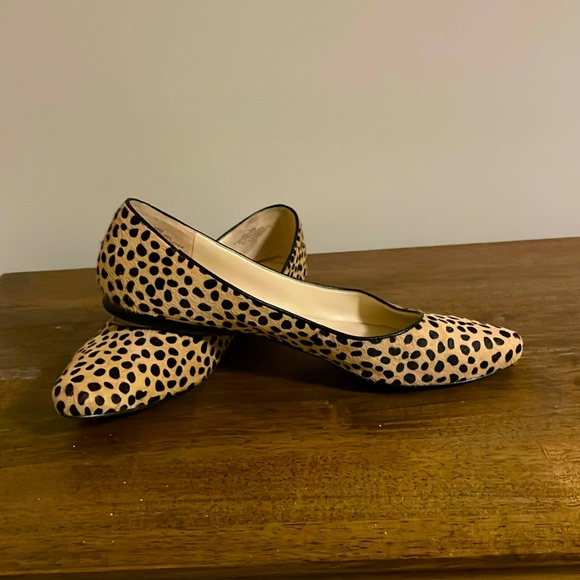 Sophisticated leopard/ spotted print flats - Picture 1 of 8
